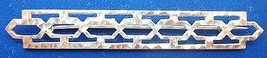 Arts and Crafts Sterling Hammered Geometric Bar Pin (#J2702) - £155.16 GBP