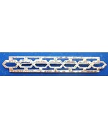 Arts and Crafts Sterling Hammered Geometric Bar Pin (#J2702) - $270.80 CAD