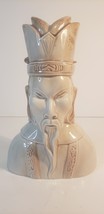 Roselane Pasadena Dove Gray Chinese Modern Bust Figurine 1940s Californi... - $24.99