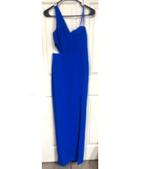 Aidan Maddox Size 0 Blue Off Shoulder Lined Full Length Dress - $24.75
