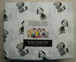 New Berkshire Peanut 4 Pc Queen Sheet Set Halloween Mummy Skeleton Snoopy - £43.50 GBP