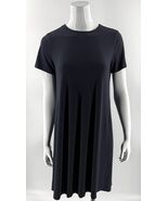 J Jill Tee Shirt Dress Sz Small Wearever Collection Dark Blue Gray Short... - $690.10 MXN