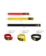 Wrap-It Storage Straps Assorted 3 Pack - Hook &amp; Loop Red-9&quot; Yellow-12&quot; B... - $185.89 MXN