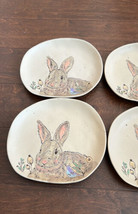 Spectrum Designz Salad Plate Beige Easter Bunny New Set Of 4 - $59.95