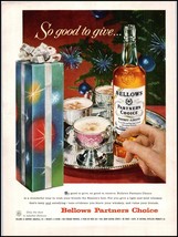 1950s Bellows Partners Choice Blended Whiskey PRINT AD Christmas BX1 - $174.13 MXN