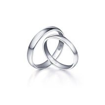 14K White Gold Finish His and Her Engagement Wedding Couples Rings  - £112.10 GBP