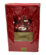 Noritake Colorwave Tablecloth 60 x 120 Red Rasberry Spillproof Christmas... - $526.50 MXN
