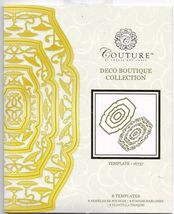Couture. Deco Boutique Collection - Template 16737 Die Set - $10.84 CAD