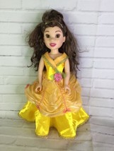 Disney Princess &amp; Me Beauty and the Beast Belle 18in Doll With Yellow Dress - £13.82 GBP