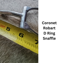 D Ring Snaffle Horse Bit 5 1/2&quot; Mouth Stainless Steel by Coronet Robart ... - $22.99