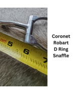 D Ring Snaffle Horse Bit 5 1/2&quot; Mouth Stainless Steel by Coronet Robart ... - £18.53 GBP