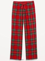 Old Navy Women Flannel Pajama Pants Red Tartan Plaid XL Christmas Winter... - $23.44