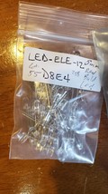 NEW LOT of 55 Red Bulb LED w/ leads 5mm Light # ELE-12 - $23.85