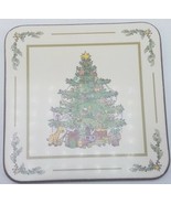 Spode Christmas Tree  6 Pimpernel Portmeirion Coasters Sealed NIB - $168.66 MXN