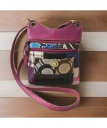 Unbranded Patchwork Crossbody Purse Shoulder Bag Pink Designer Inspired - $16.34