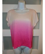 Mossimo Pink Print Short Sleeve Size S Women's - $13.35