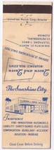 Matchbook Cover Queen &amp; Queen Insurance St Petersburg FL Sunshine City - $1.37