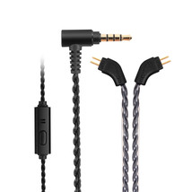 0.78mm Ciem Occ Audio Cable With Mic For Dunu DM480 DM-480 SA3 SA6 Earphone - £17.02 GBP