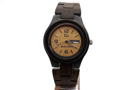 Gassen James Handmade Wooden Watch Ebony (GJ3033BBW) - £78.41 GBP