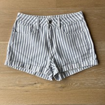 Pacsun High Rise Mom Denim Striped Short sz 26 - $24.99