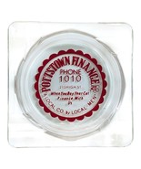 Rare Pottstown Finance Co Glass Ashtray 1960s Vintage Advertising - $33.94