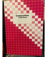 Staples Composition Graph Ruled 100 Sheet Notebook 9.75&quot; X 7.5&quot; *Unused* c2 - $9.99
