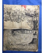 Comfort Equipment Owners Manual Multi-Purpose Field Sprayer Vintage - $19.78