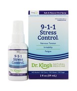 King Bio Homeopathic Natural Medicine 9-1-1 Stress Control, 2 Ounces - £17.55 GBP