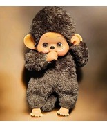Vintage 70s Monchhichi Monchichi TOTSY Plush Sleepy Eye Rattle Thumb Suc... - $203.42 CAD