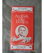 Vintage Scottish Rite Bodies Valley Of Detroit Fall Reunion 1981 Booklet... - $29.69