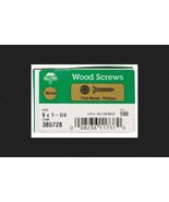 Hillman No. 9 x 1-1/4 in. L Phillips Flat Head Brass Wood Screws 100 pk - $39.20