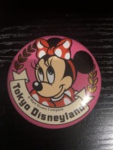 Disney Pin Button - Tokyo Disneyland - Minnie Mouse Polka Dot Bow - $19.80