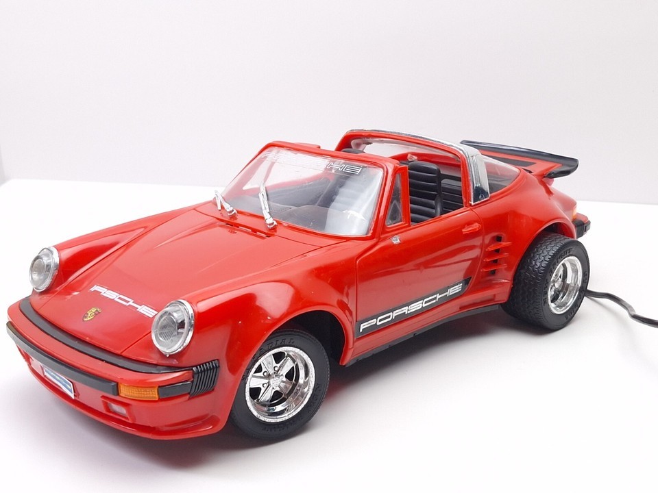 New Bright 1986 Red Porsche Remote Control RC Car TESTED Item image 15