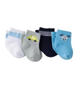 Gerber Baby Boy Ankle Bootie Sock, 0-6 Months, 4-Pack - $8.95