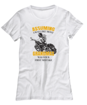 Grandma T Shirt Grandma - Your First Mistake White-W-Tee - £16.75 GBP