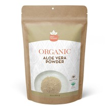 Organic Aloe Vera Powder - Aloe Vera Powder For Hair And Skin -16 OZ - £10.93 GBP