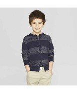 Toddler Boys&#39; Button-Down Cardigan Sweater - Cat &amp; Jack  Navy 2T NWT - £11.94 GBP