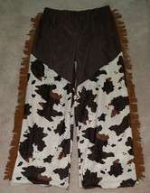 AS IS Gymboree Girls Cowgirl Pants Size 7-8 Halloween Costume Brown Frin... - $17.77