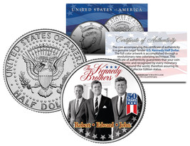 Kennedy Brothers John Robert Ted 2014 50th Anniversary Jfk Half Dollar U.S. Coin - £6.77 GBP