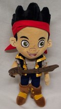 Disney Store Jake and the Neverland Pirates JAKE PIRATE 13&quot; Plush Stuffed Animal - £14.61 GBP