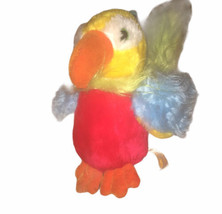 Russ Berrie Poolie Stuffed Parrot Vintage Plush - $9.38