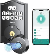 Fingerprint Door Lock Keyless Entry Door Lock Deadbolt with App Control Smart Do - £113.51 GBP