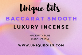 Unique Oils Luxury Incense - Baccarat Smooth (Pack of 10) - £8.11 GBP