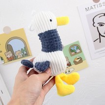 Toon cute little plush duck keychain toys soft key ring lady girl charm bag pendant car thumb200