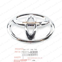 NEW GENUINE TOYOTA TUNDRA  SEQUOIA CHROME FRONT GRILLE EMBLEM 75311-0C030 - £31.87 GBP
