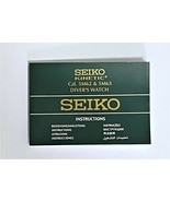 Official Seiko Kinetic Diver&#39;s Watch Instruction Manual 5M62 5M63 - $93.90 MXN