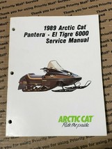 ARCTIC CAT Snowmobile 1989 Pantera - El Tigre 6000 Service Manual 2254-497 - £15.74 GBP
