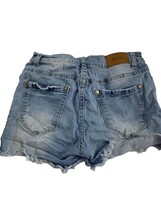 Puzzle Womens Short Shorts Size 5/6 Denim Distressed Holes Frayed Hem Bo... - £13.31 GBP