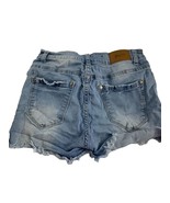 Puzzle Womens Short Shorts Size 5/6 Denim Distressed Holes Frayed Hem Bo... - $16.83