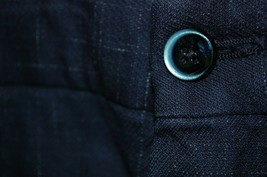 Zanella Noah Men&#39;s Blue Stripe Cotton Linen Italyan Style Pants Sz Us 35 Eu 51 - £81.15 GBP